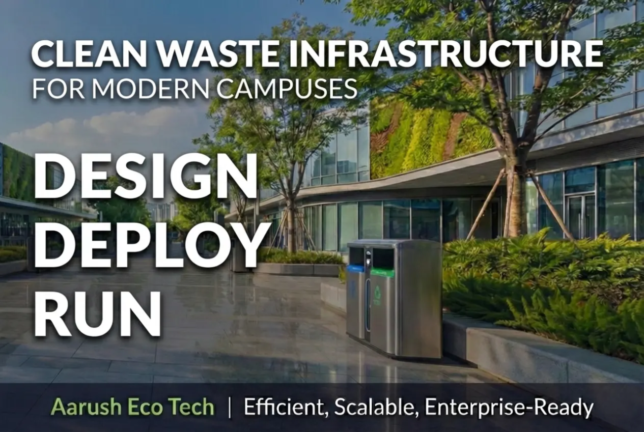 Smart waste bins deployed at corporate IT campus